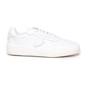 Philippe Model Vita Lädersneakers med Perforeringar White, Dam