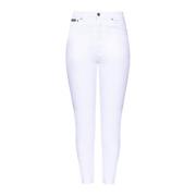 Dolce & Gabbana Jeans med logotyp White, Dam