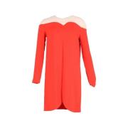 Stella McCartney Pre-owned Pre-owned Tyg klnningar Orange, Dam