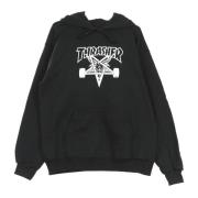 Thrasher Skategoat Hoodie Svart/Vit Black, Unisex