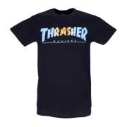 Thrasher Argentina Revista Tee Svart Black, Unisex