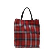 Burberry Vintage Pre-owned Nylon handvskor Red, Dam