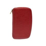 Louis Vuitton Vintage Pre-owned Laeder plnbcker Red, Dam