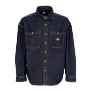 Dickies Denim Skjorta med Fickor Blue, Herr