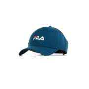 Fila Böjd Skärmkeps Linear Logo Blå Blue, Herr