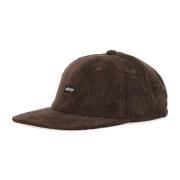 Obey Velvet 6 Panel Strapback Cap Brown, Herr