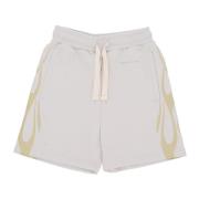 Vision OF Super Flames Print Shorts Lunar Rock/Off White White, Herr