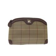 Burberry Vintage Pre-owned Bomull kuvertvskor Brown, Dam