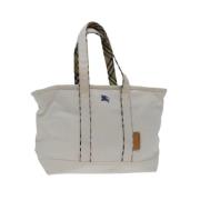 Burberry Vintage Pre-owned Bomull totevskor White, Dam