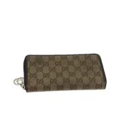 Gucci Vintage Pre-owned Canvas plnbcker Beige, Dam