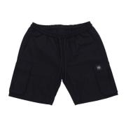 Dolly Noire Svarta Cargo Easyshorts Lättviktsbomull Black, Herr