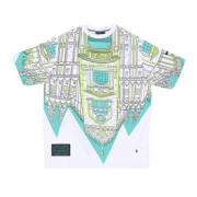 Dolly Noire Milan Cathedral Print Herr T-shirt Vit White, Herr