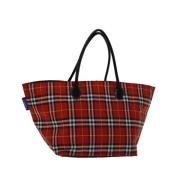 Burberry Vintage Pre-owned Nylon handvskor Red, Dam