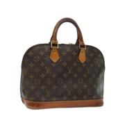 Louis Vuitton Vintage Pre-owned Canvas handvskor Brown, Dam