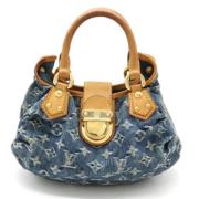 Louis Vuitton Vintage Pre-owned Canvas handvskor Blue, Dam