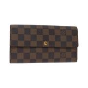 Louis Vuitton Vintage Pre-owned Belagd canvas plnbcker Brown, Dam