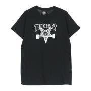 Thrasher Skate Goat Tee Svart/Vit Bomull T-shirt Black, Herr