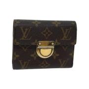 Louis Vuitton Vintage Pre-owned Belagd canvas plnbcker Brown, Dam