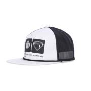 Iuter Flat Skärm Trucker Keps Vit White, Herr