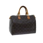 Louis Vuitton Vintage Pre-owned Canvas handvskor Brown, Dam