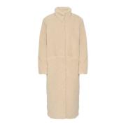 Saint Tropez Feliciasz Teddy Coat Jacka Beige, Dam