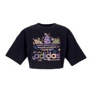 Adidas Enhet Crop Tee Svart/Multi Kort Ärm Black, Dam