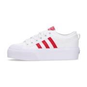 Adidas Platform Låg Sneaker Scarlet Vit Svart White, Dam