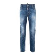 Dsquared2 Blå Slim Fit Ripped Jeans Blue, Herr