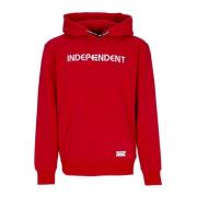 Etnies Broderad Hoodie Röd Herr Sweatshirt Red, Herr