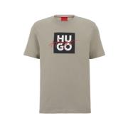 Hugo Boss Beige T-shirt för män Beige, Herr