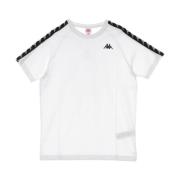 Kappa Slim Fit Herr T-shirt Vit/Svart White, Herr