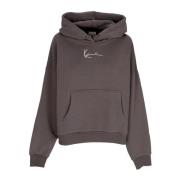 Karl Kani Essential Hoodie Antracit Långärmad Sweatshirt Gray, Dam