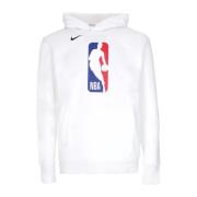 Nike NBA Fleece Essential Hoodie Vit White, Herr