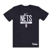 Nike Brooklyn Nets Träning Tee Svart Black, Herr