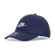 Nike Böjd Skärmklubbkeps Midnattsblå/Vit Blue, Unisex