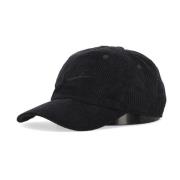 Nike Velvet Curved Visor Corduroy Cap Svart Black, Unisex