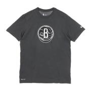 Nike Brooklyn Nets Logo Tee Dry-Fit Gray, Herr