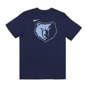 Nike Memphis Grizzlies Logo Tee Blue, Herr