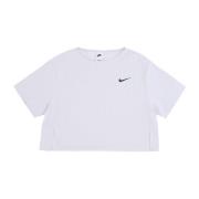 Nike Rib Jersey Topp Gray, Dam