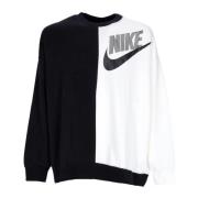 Nike Sporty Crew Neck Sweatshirt Black, Dam