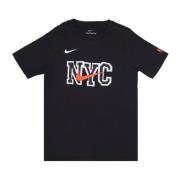 Nike New York Knicks Logo Tee Black, Herr