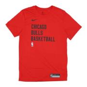 Nike Chicago Bulls Basketball Tee Red, Herr