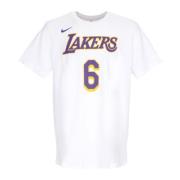 Nike LeBron James Lakers Tee White, Herr