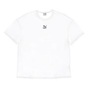 Puma Klassisk Boxy Tee Vit White, Herr