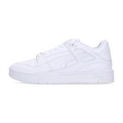 Puma Vit Läder Sneaker Snörning White, Herr