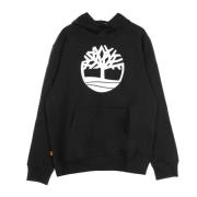 Timberland Kärna Logo Hoodie Svart/Vit Black, Herr