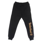 Timberland Core Logo Sweatpants Svart Fleece Träningsbyxor Black, Herr