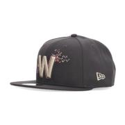 New Era Washington Nationals Platt Skärm Keps Black, Unisex