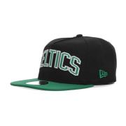 New Era Boston Celtics Platt Skärm Keps Black, Unisex