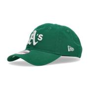 New Era Klassisk Oakath Grön/Vit Böjd Skärmkeps Green, Unisex